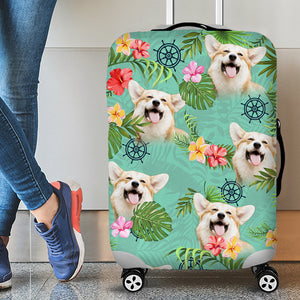 Custom Photo Gifts For Dog Lovers Luggage Cover 01ACDT040724 - Luggage Covers - GoDuckee