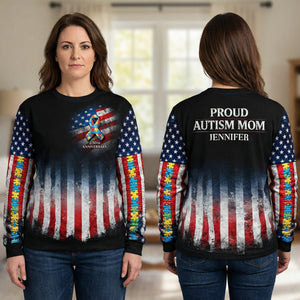 Proud Autism Parent - 250th Of The USA - Personalized Gifts 06toqn040226 - AOP Products - GoDuckee