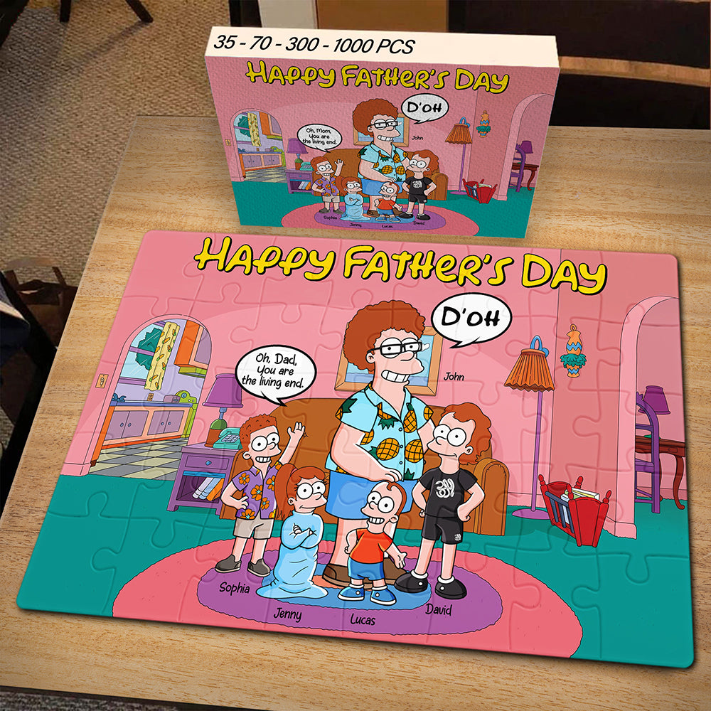 Personalized Gifts For Dad Jigsaw Puzzle 02totn140425pa - Jigsaw Puzzles - GoDuckee