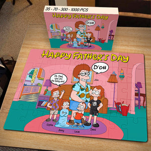 Personalized Gifts For Dad Jigsaw Puzzle 02totn140425pa - Jigsaw Puzzles - GoDuckee