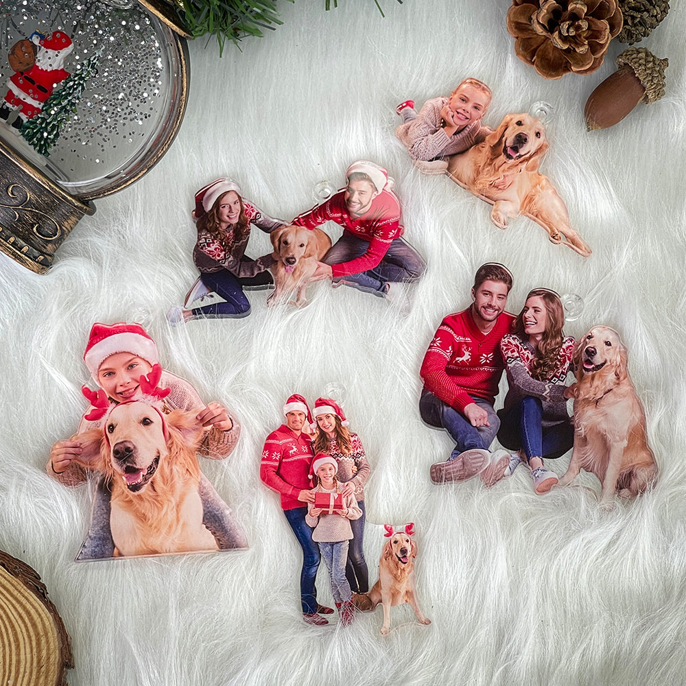 Custom Photo Gifts for Dog Lovers Ornament 03acvp140924 - Ornament - GoDuckee