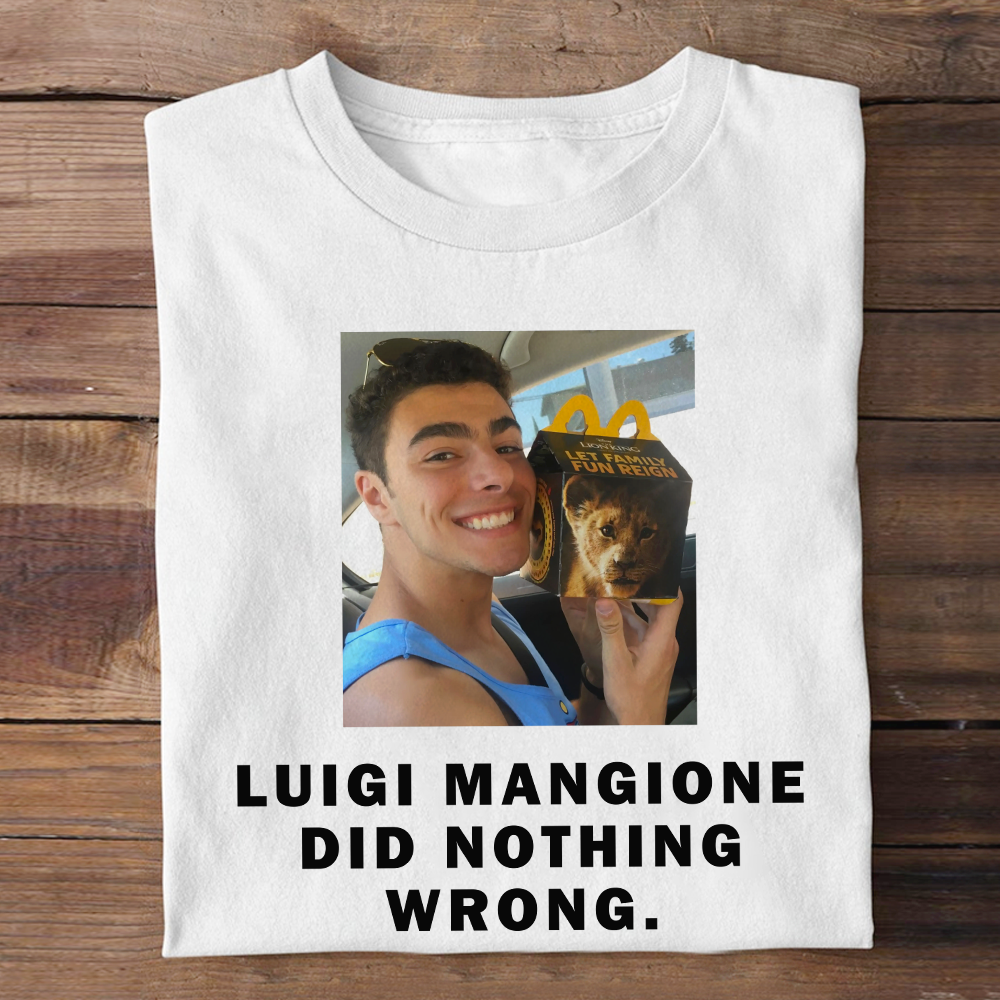 Gifts For Luigi Mangione Shirt Luigi Mangione Did Nothing Wrong 03ACXX111224 - Shirts - GoDuckee