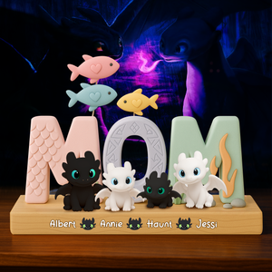 Dragon Mom Acrylic Plaque - Personalized Gifts For Mother 02TGLU140425 - Shaped Plaques - GoDuckee