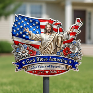 USA 250th Anniversary Metal Sign - Personalized Gifts For Family 04TOMG310126 - Metal Signs - GoDuckee