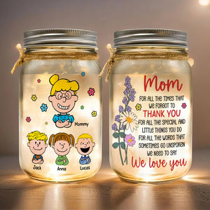 Personalized Gifts For Mom Mason Jar Light 02totn110125hh - Drink Jar - GoDuckee