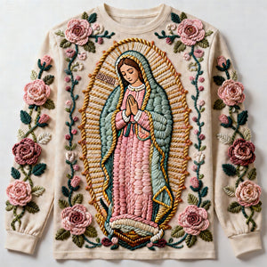 Virgin Mary 3D Sweatshirt – Personalized Gifts For Christian 04naqn221225 - AOP Products - GoDuckee