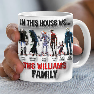 Personalized Gifts For Family Mug Horror Movie Characters 05naqn020824 - Coffee Mug - GoDuckee