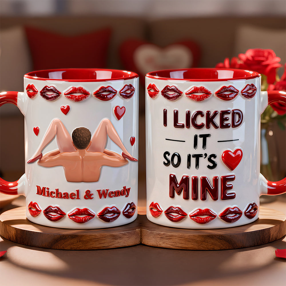 Funny Coffee Accent Mug - Personalized Gifts For Couple 02OHDT190126 - Coffee Mug - GoDuckee