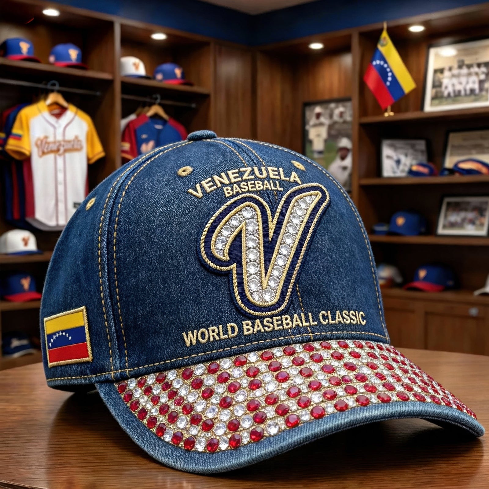 Venezuela Baseball Classic Cap - Personalized Gifts For Baseball Lovers 02tgqn280326 - Caps - GoDuckee