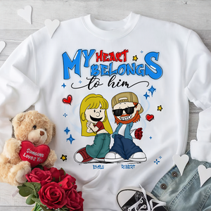 Personalized Gifts For Couple Shirt Y2k Style 02topu030125hg - Shirts - GoDuckee