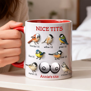 Funny Birds Coffee Accent Mug - Personalized Gift For Her 02NALU291225 - Coffee Mug - GoDuckee