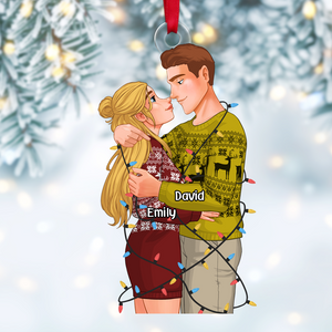 Personalized Gifts For Couple Christmas Ornament 02ACPU111124DA