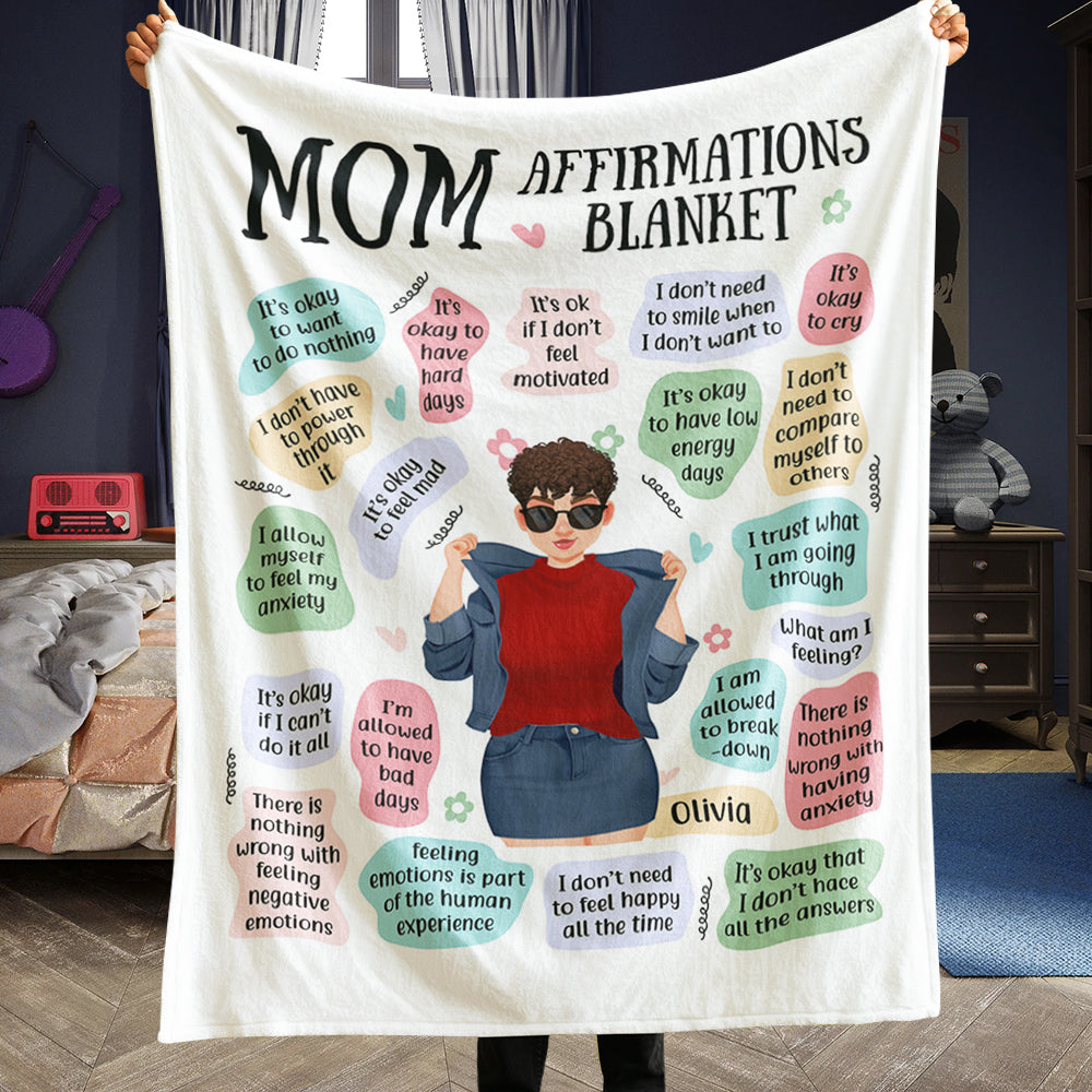 Personalized Gifts For Mom Blanket Cool Mom 01KADT301224PA - Blanket - GoDuckee