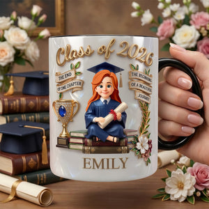 Class Of 2026 Accent Mug - Personalized Graduation Gifts 01TYDH220426 - Coffee Mug - GoDuckee