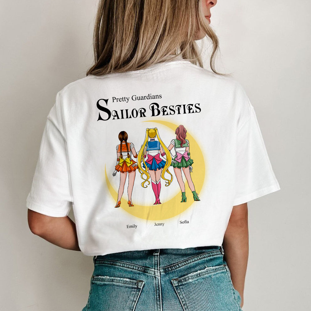 Personalized Gifts For Friends Shirt Pretty Guardians 02HTMH210224HH - 2D Shirts - GoDuckee