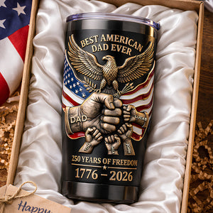 250 Years Of Freedom Tumbler - Personalized Gifts For Dad 05PADT020326 - Tumbler Cup - GoDuckee