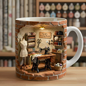 Sewing Coffee Mug - Personalized Gifts For Sewing Lovers 03hytn220126 - Coffee Mug - GoDuckee