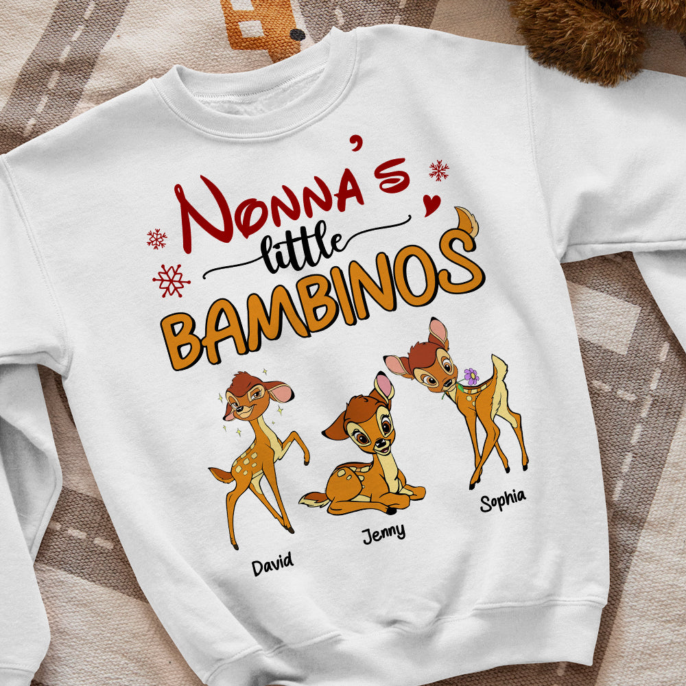 Grandma's Little Bambino Personalized Shirt, Gift For Grandma 04QHTN141123 - Shirts - GoDuckee
