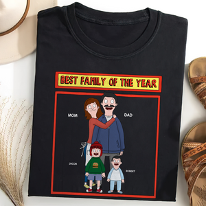 Personalized Gifts For Family Shirt 02ohpu241224hg Best Family Of The Year - Shirts - GoDuckee