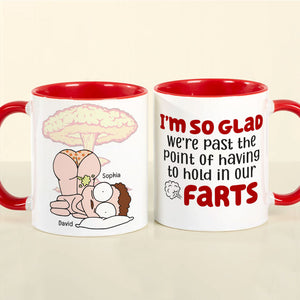 We're Past The Point Of Having To Hold In Our Farts-Personalized Coffee Mug-Gift For Couples- Funny Couple Mug - Coffee Mug - GoDuckee