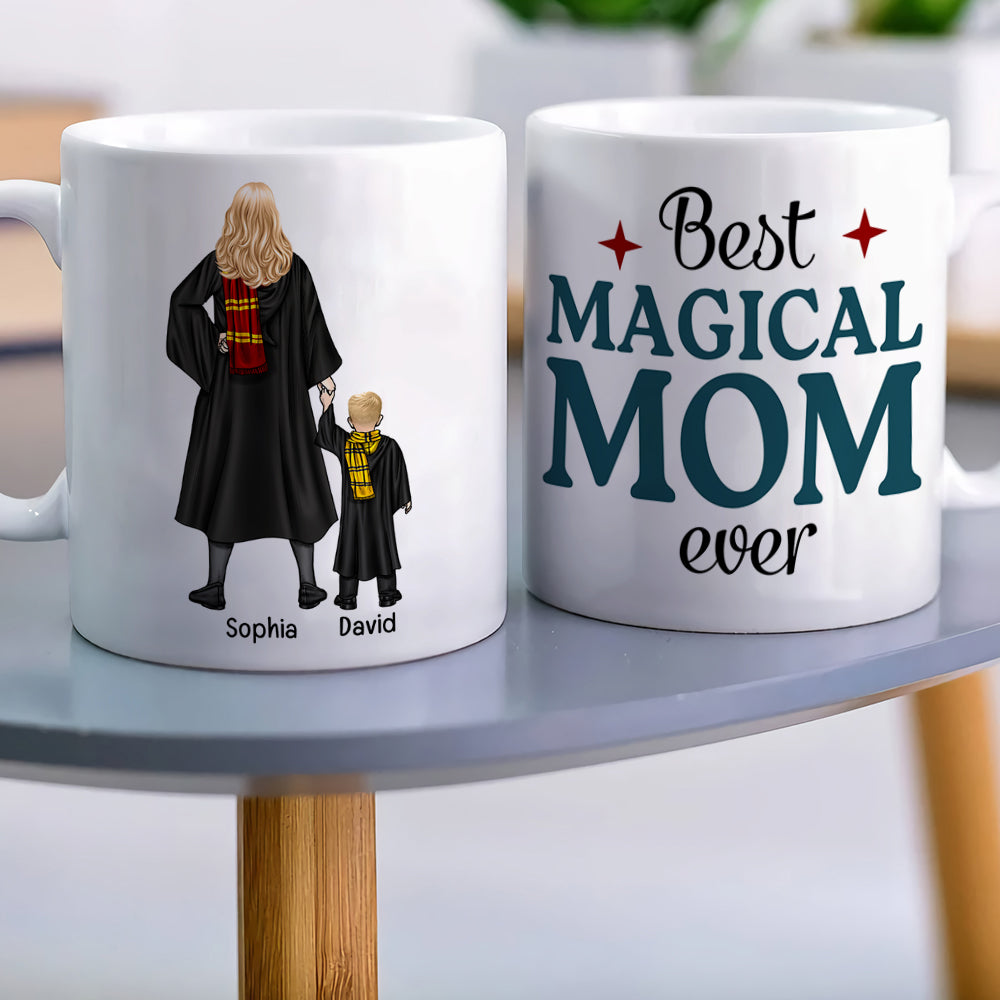 Best Magical Mom Ever 05QHQN030423TM White Mug - Coffee Mug - GoDuckee
