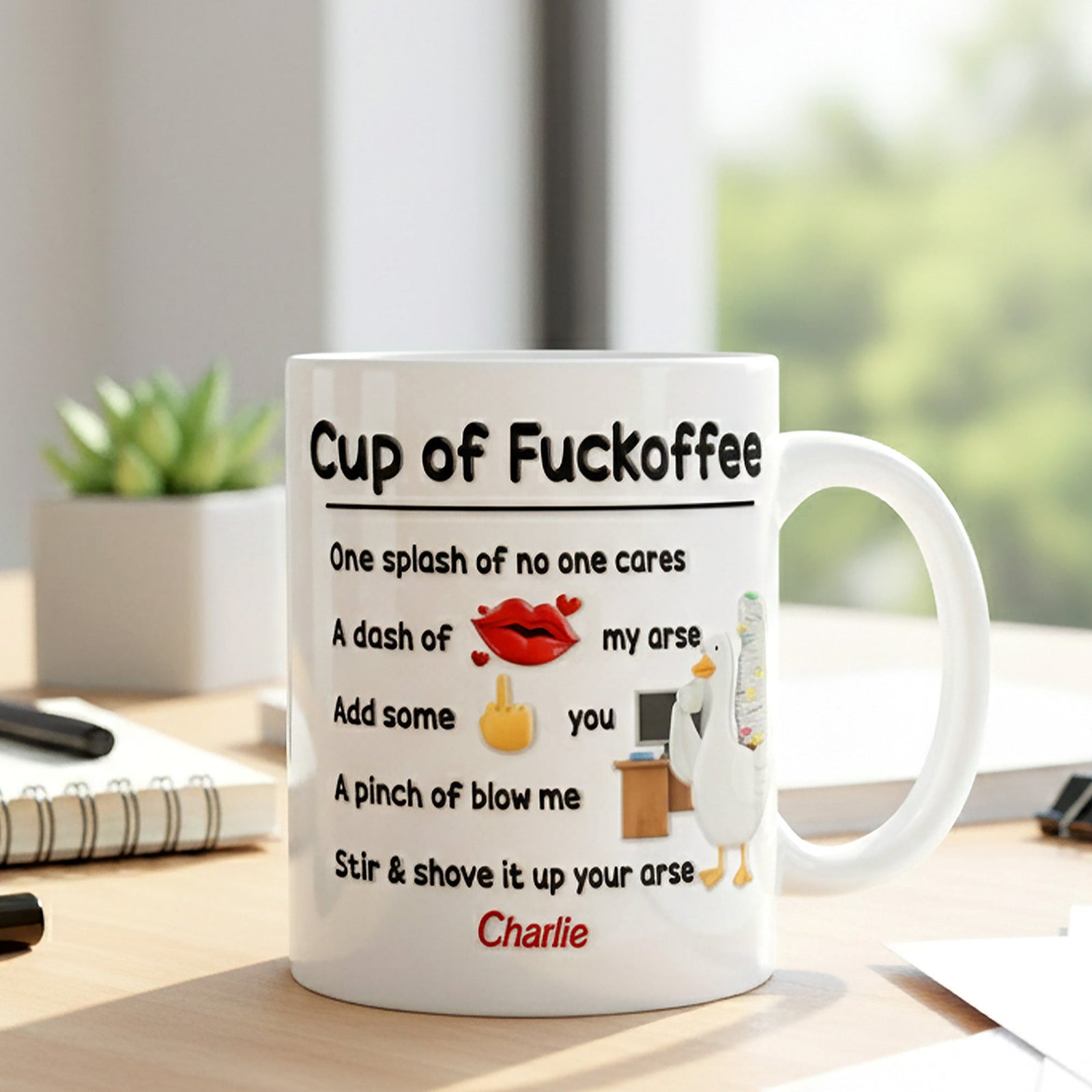 Funny Office Coffee Mug - Personalized Gifts For Coworkers 03kimg171125 - Coffee Mug - GoDuckee