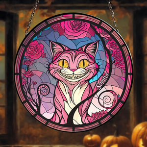 Personalized Halloween Gifts For Cat Lovers Stained Glass 04acdt250824 Horror Cat - Ornament - GoDuckee