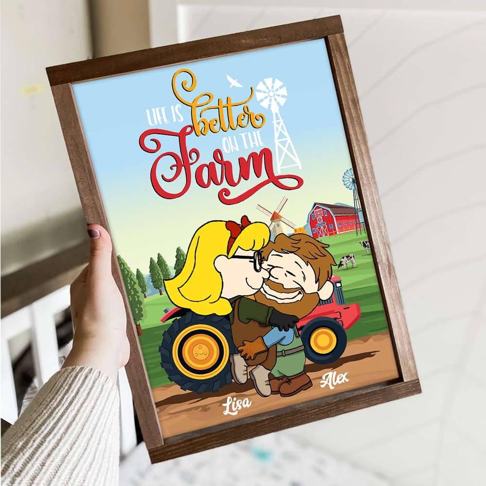 Personalized Gifts For Couple Poster Better On The Farm 05XQMH150125HG - Poster & Canvas - GoDuckee