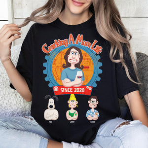 Personalized Gifts For Mom Shirt 01totn260225pa Cracking A Mom Life - Shirts - GoDuckee