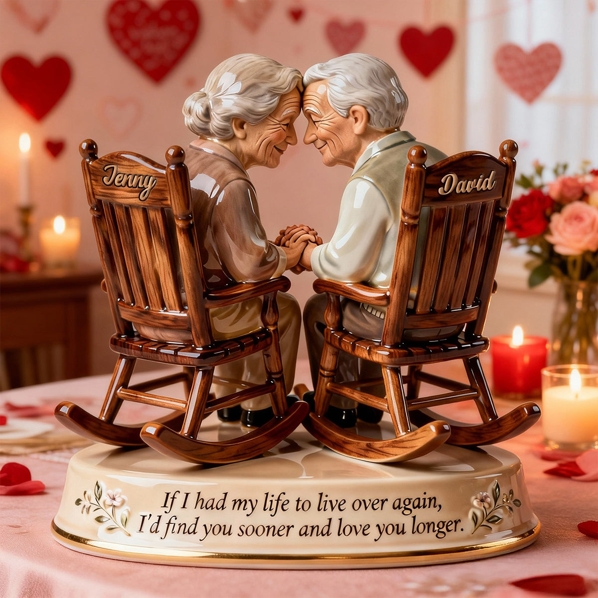 Growing Old Together - Personalized Gifts For Couple Acrylic Plaque 04NATN260126 - Shaped Plaques - GoDuckee