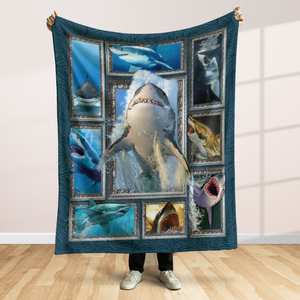 Gifts For Shark Lovers Blanket 245acxx260824 - Blanket - GoDuckee