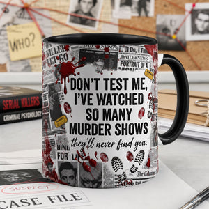 Sip Coffee, Solve Murders Coffee Accent Mug - Personalized Gifts 03NALU170826 - Coffee Mug - GoDuckee