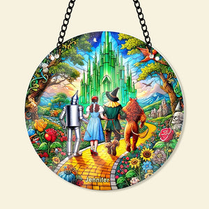 Personalized Fairy Tale Castle Suncatcher Ornament 42acqn240824 - Ornament - GoDuckee