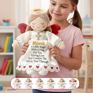 Guardian Angel Custom Shape Pillow - Personalized Gifts For Kids 01namg301225 - Pillow - GoDuckee