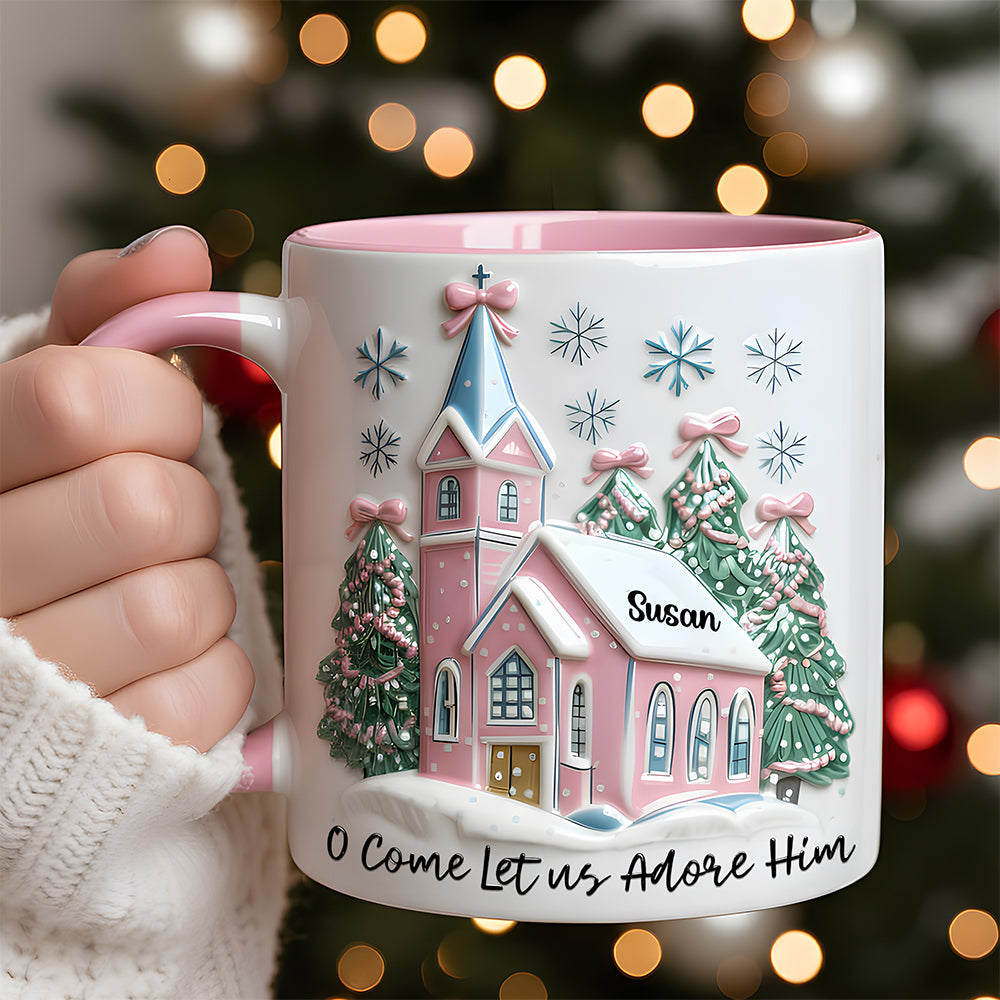 Conquette Love With God Mug, Personalized For Christian Girls 03qhdt111125 - Coffee Mug - GoDuckee