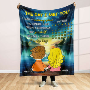 Personalized Gifts For Cartoon Couple Blanket 03TOMH121224HG - Blanket - GoDuckee