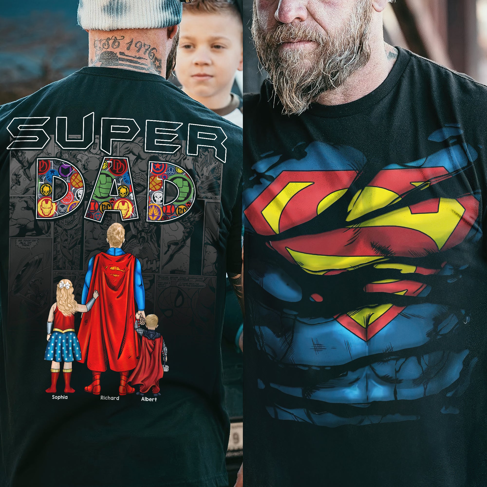 Personalized Gifts For Dad Shirt 08qhqn200524pa Father's Day - 2D Shirts - GoDuckee