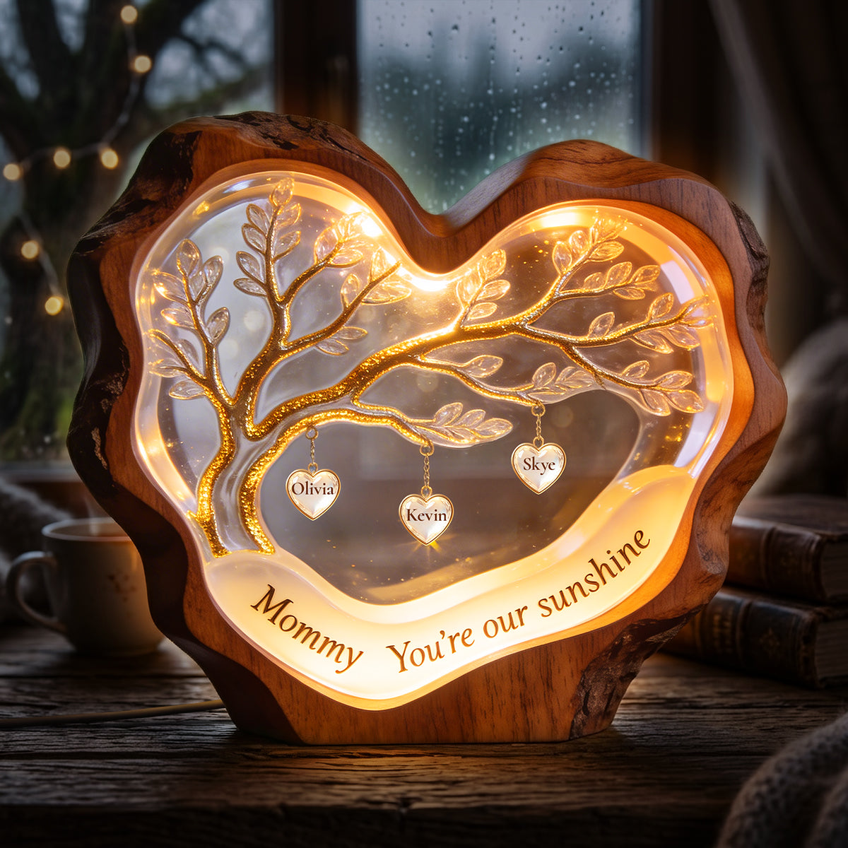 Sweet Little Love Heart Light Box - Personalized Gifts For Mom 02PATA100426 - Light Box - GoDuckee