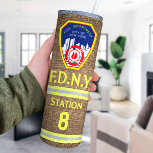 Custom Logo Gifts For Firefighter Tumbler 01pjqn010824 - Tumbler Cup - GoDuckee