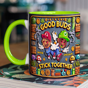Personalized Gifts For Friend Mug, Good Buds Stick Together 02TGDT060125 - Coffee Mug - GoDuckee