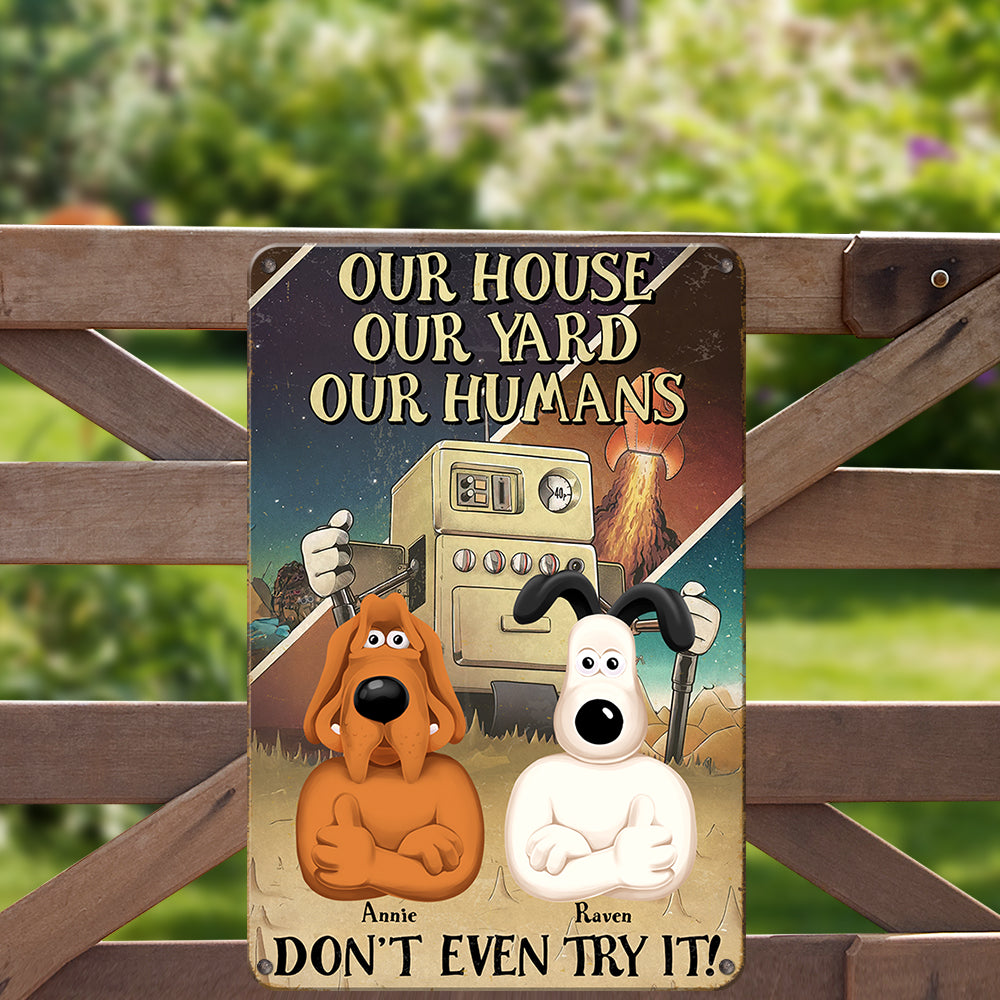 Personalized Gifts For Pet Lovers Metal Sign 06xqqn270225pa - Metal Signs - GoDuckee