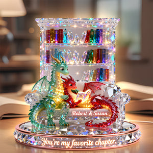 Couple Reading Light Box Personalized Gifts For Couple 03OHDT111225 - Light Box - GoDuckee