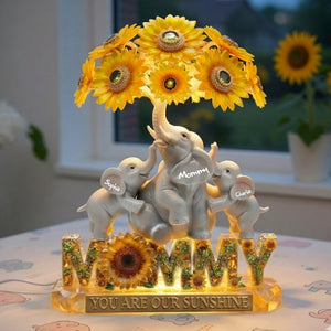 Sunshine Elephant Mom Light Box - Personalized Gift For Moms 03TYLU130426 - Light Box - GoDuckee