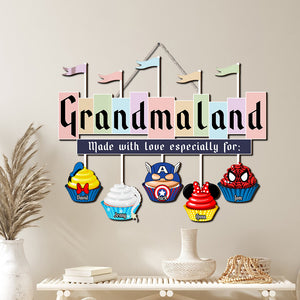 Personalized Decor Gifts For Grandma's Kitchen Wood Sign Made With Love 02qhtn060224qnpa Mother's Day Gifts - Wood Signs - GoDuckee