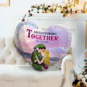 Personalized Gifts For Couples, Adventuring Together Pillow 01XQLU091124HG - Pillow - GoDuckee