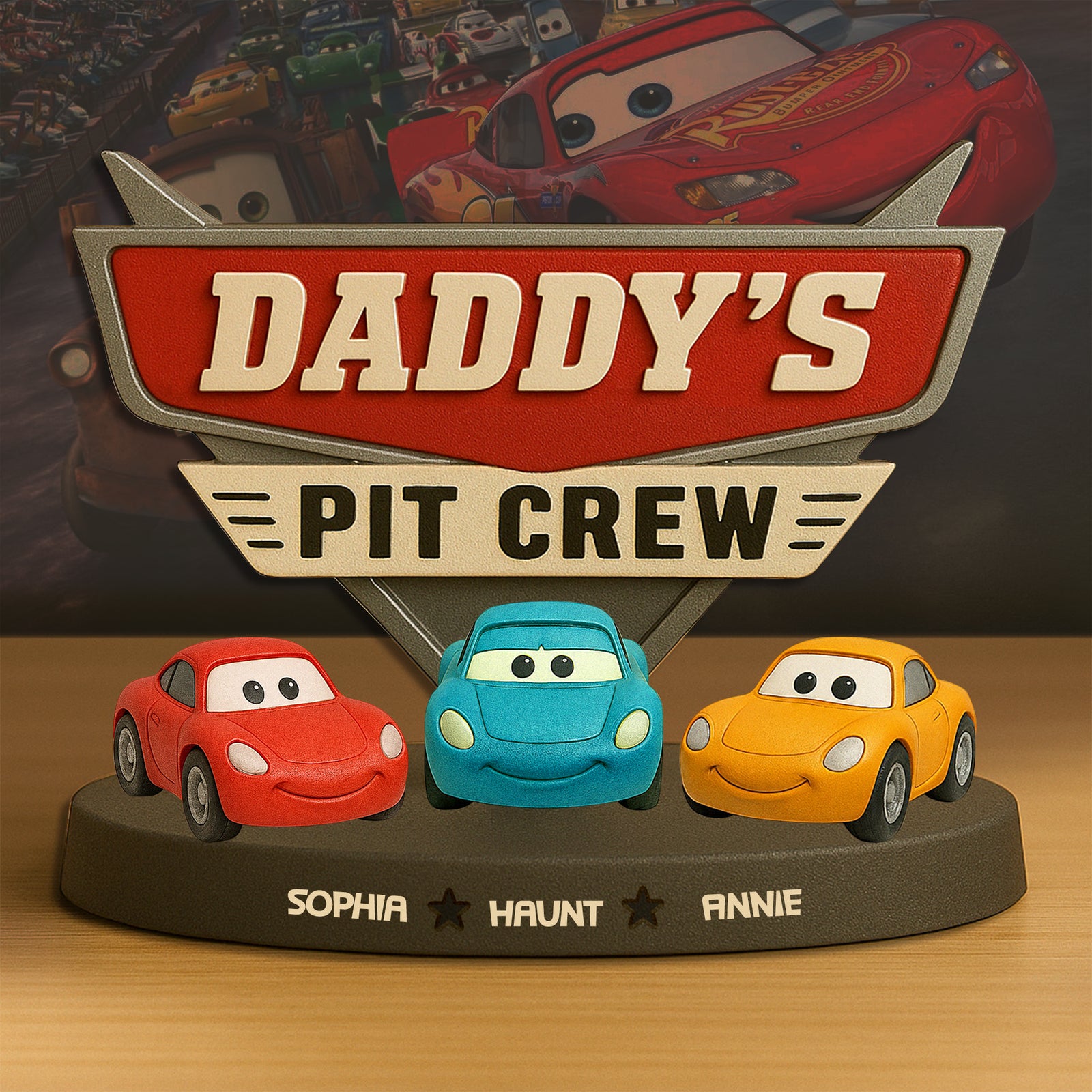 Cars Dad Plaque - Gift For Father 06NALU160425 - Shaped Plaques - GoDuckee