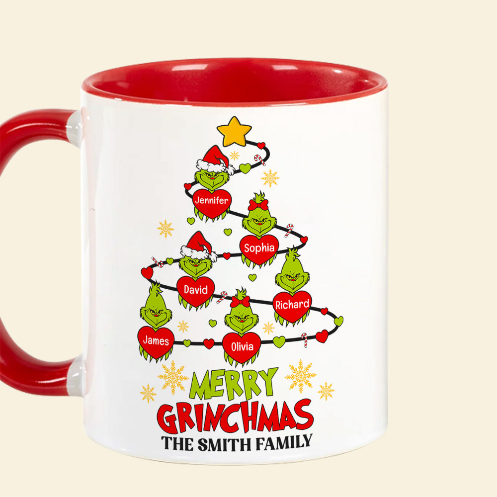 Personalized Christmas Family Mug