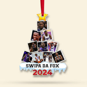 Custom Photo Christmas Gift For Basketball Fans Ornament 04TOMH120824 - Ornament - GoDuckee