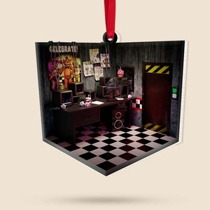 Fantastic Point-And-Click Survival Horror game Isometric Room Acrylic Ornament 02QHHN221123 - Ornament - GoDuckee