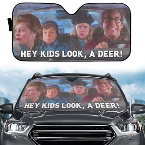 Hey Kids Look A Deer, Gift For Christmas Comedy Film Lover, Windshield Sunshade - 02hudt131123 - Doormat - GoDuckee